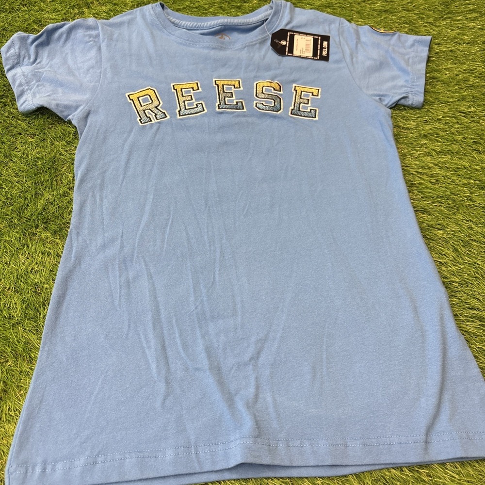 FISLL Angel Reese Chicago Sky WNBA Player Name Number‎ T-Shirt Blue WW4F4502T S